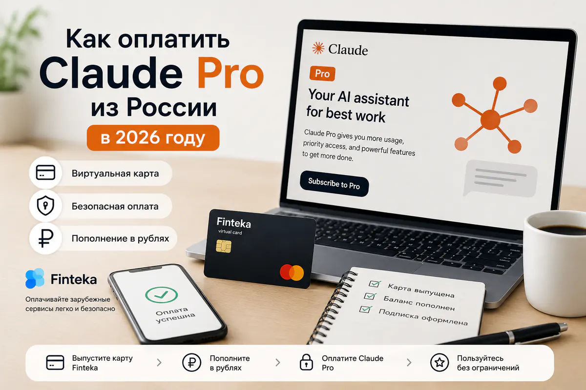 Как оплатить Claude Pro из России в 2026 году