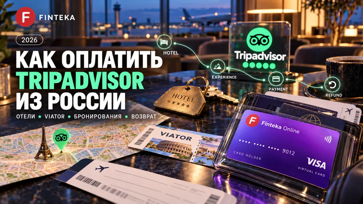 Как оплатить Tripadvisor из России в 2026 году: экскурсии, Viator, бронирования и возврат