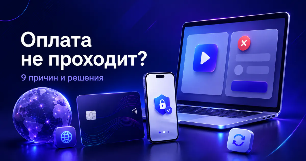 Почему не проходит оплата зарубежных сервисов: 9 причин и решения