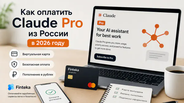 Как оплатить Claude Pro из России в 2026 году