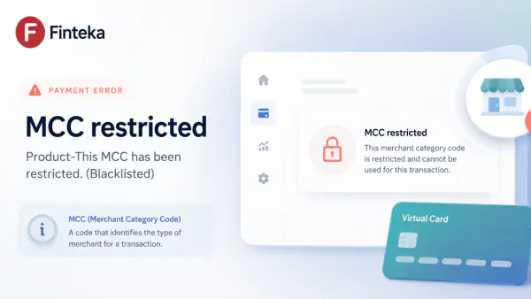 Product-This MCC has been restricted: что означает ошибка