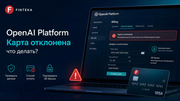 OpenAI Platform: карта отклонена — причины и решения